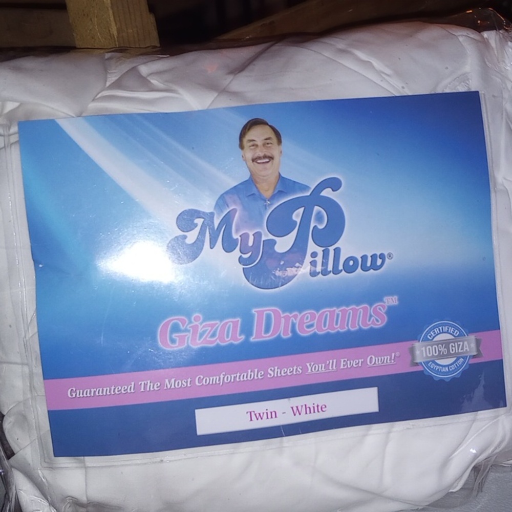 My pillow Giza dreams twin white sheets